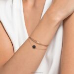 zázvorový náramok sivá, pozlátená ružovým zlatom B8ZNT605 Swarovski šperky - Image 2