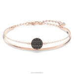 zázvorový náramok sivá, pozlátená ružovým zlatom B8ZNT605 Swarovski šperky