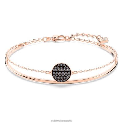 zázvorový náramok sivá, pozlátená ružovým zlatom B8ZNT605 Swarovski šperky