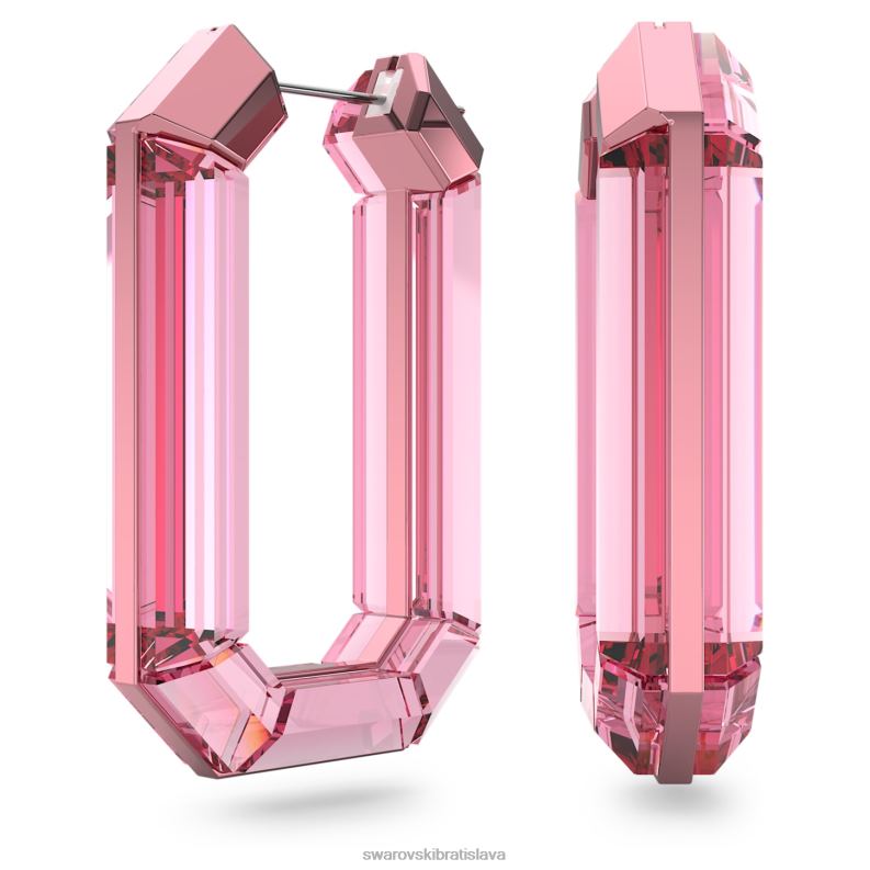 ziarive_kruhove_nausnice_vyhlasenie_tvar_osemuholnika_ruzova_b8znt869_swarovski_sperky.jpg žiarivé kruhové náušnice vyhlásenie, tvar osemuholníka, ružová B8ZNT869 Swarovski šperky - Image 1
