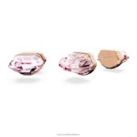žiarivé napichovacie náušnice ružové, pozlátené ružovým zlatom B8ZNT737 Swarovski šperky - Image 5