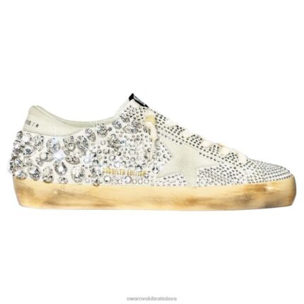 zlatá hus super-star tenisky pánske biely B8ZNT1507 Swarovski tenisky