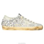 zlatá hus super-star tenisky ženy biely B8ZNT1494 Swarovski tenisky